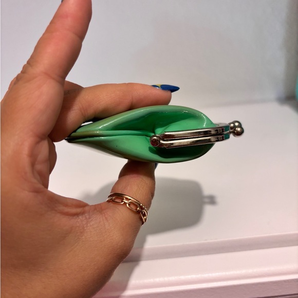 Tiffany & Co. Patent Leather Kisslock Coin Purse - stained - Picture 8 of 15